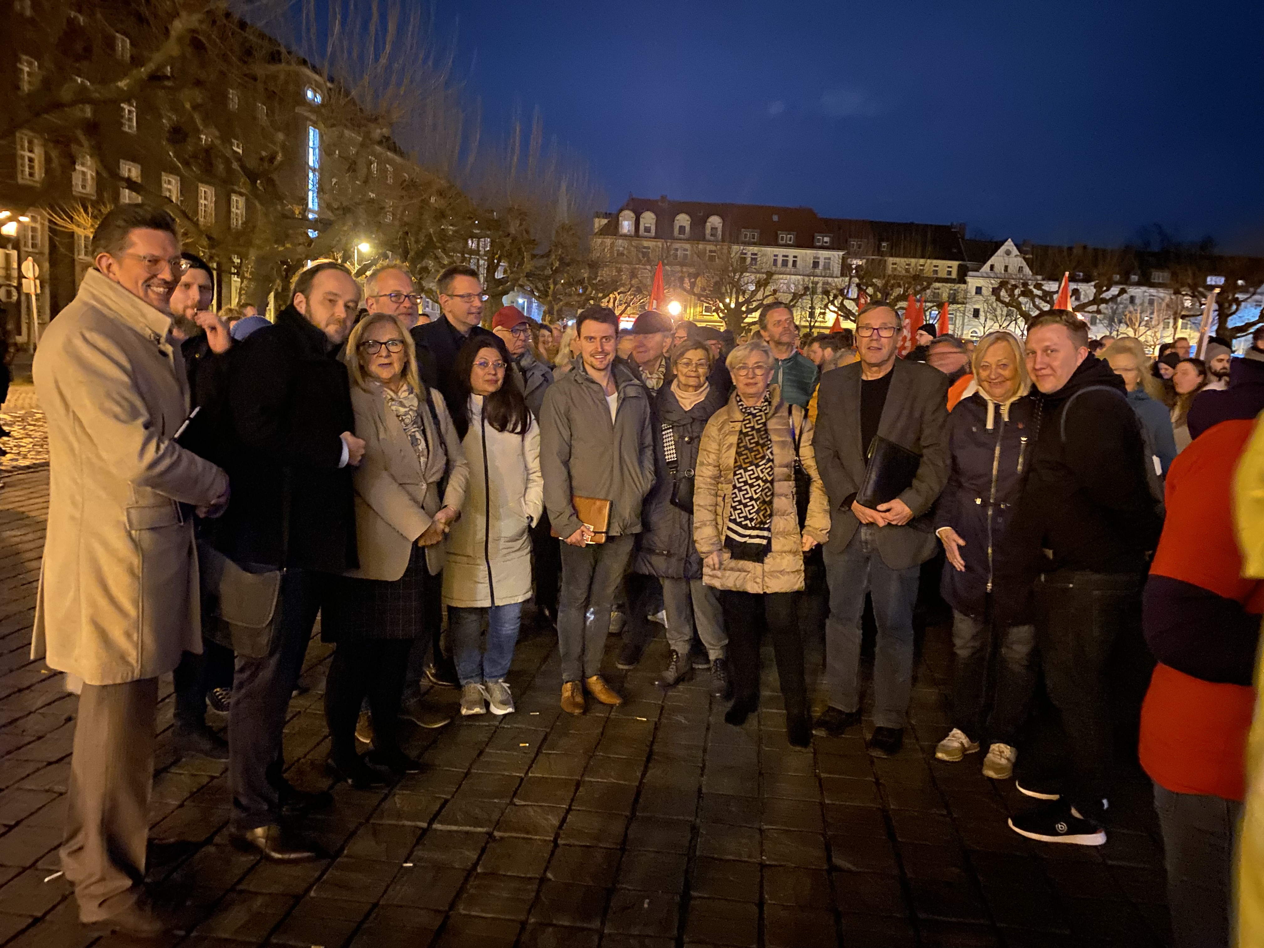 Mit dabei unsere Stadtverordneten und viele unserer Mitglieder beim Herner Versprechen fr die Demokratie und gegen Hass. 