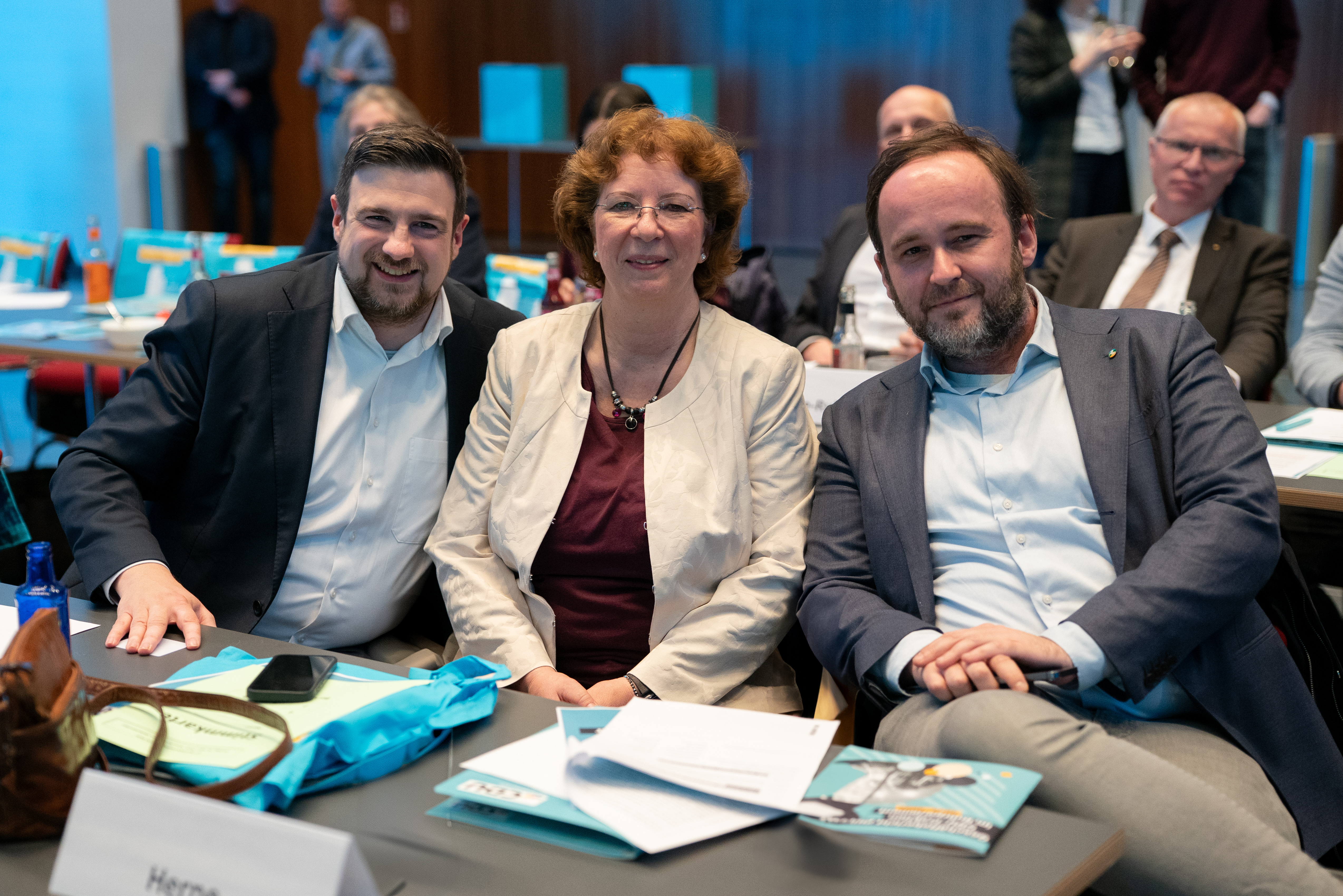 v.l.n.r.: Christoph Bumann, Bettina Szelag und Bjrn Wohlgefahrt
Fotos von Jrg Brcker